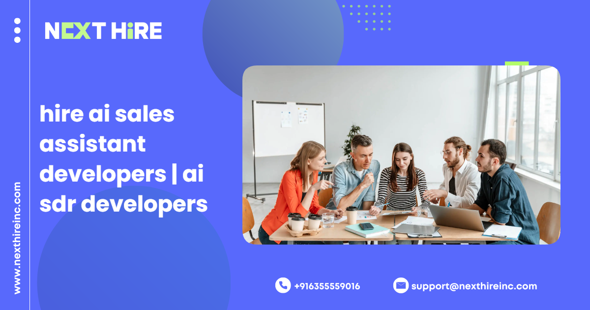 hire ai sales assistant developers | ai sdr developers