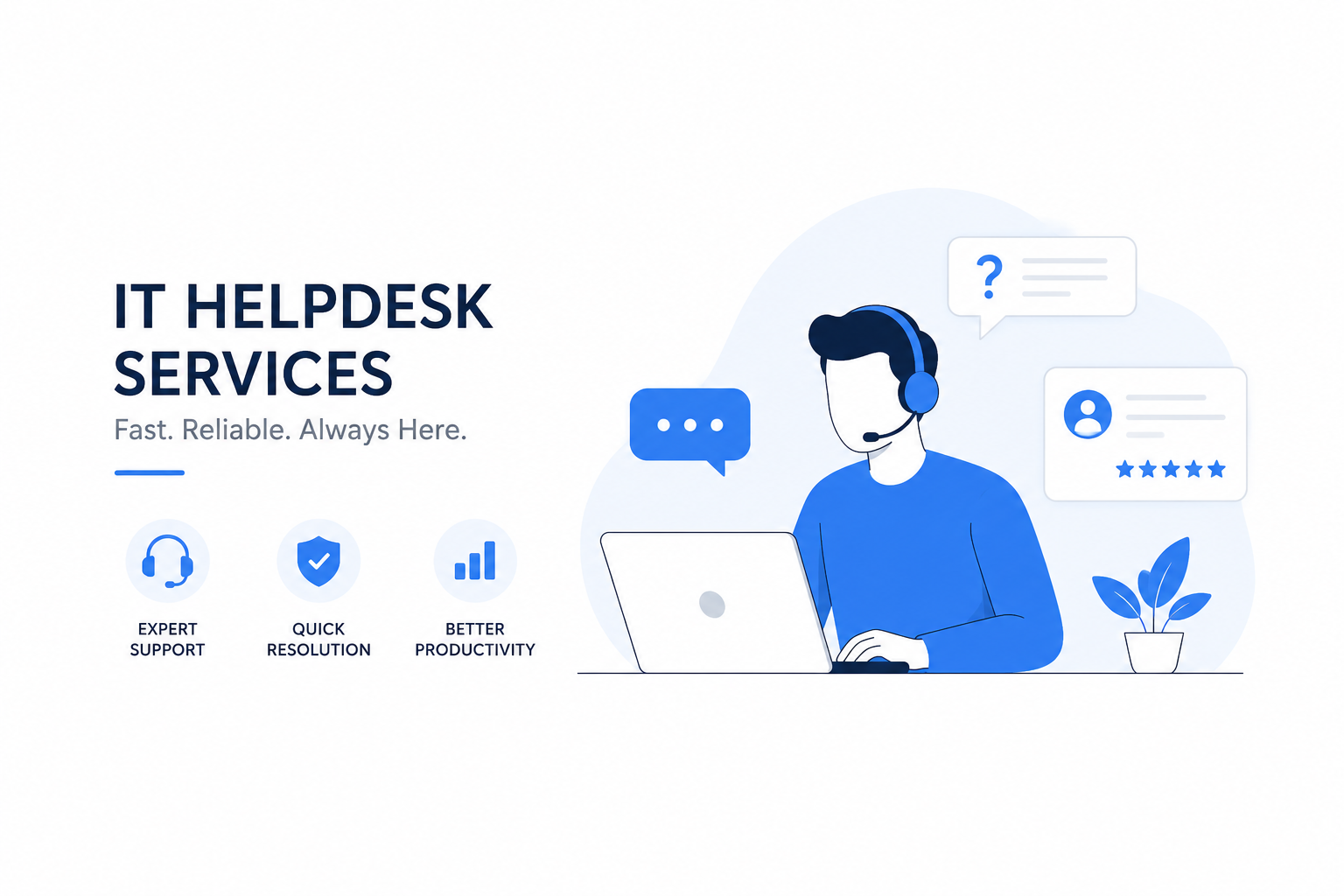 IT support services illustration