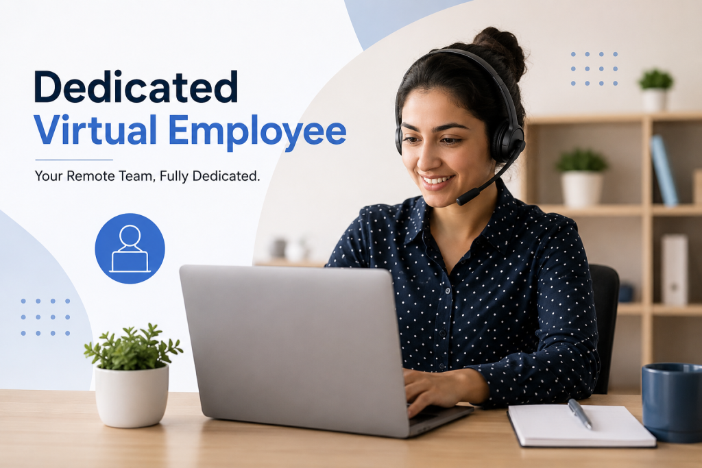 Remote work, dedicated virtual employee
