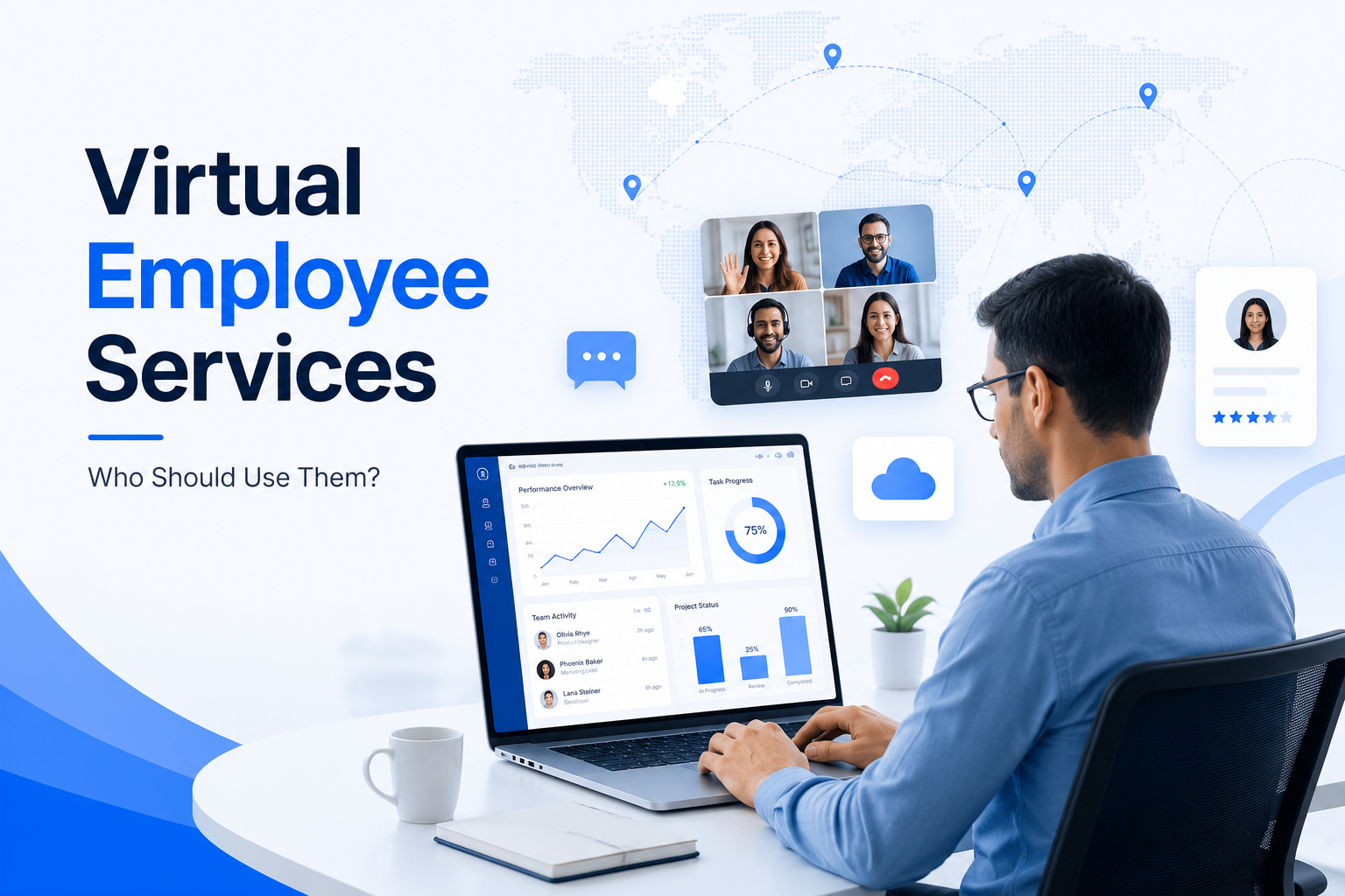 Virtual employee services in action