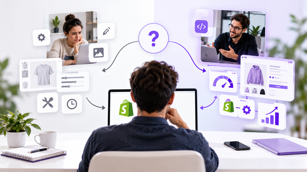 Decision point for when to hire a Shopify developer